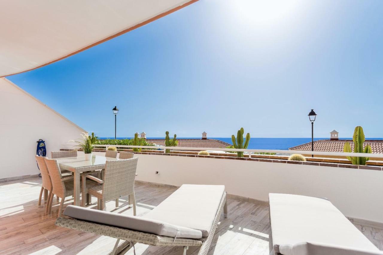 1713 Sunset Ocean View, Terrace,Heated Pool Lejlighed Costa Adeje  Eksteriør billede